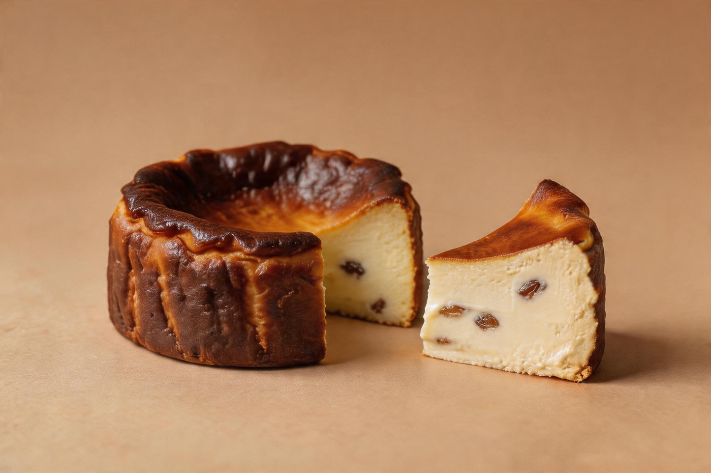Rum & Raisin Basque Cheesecake