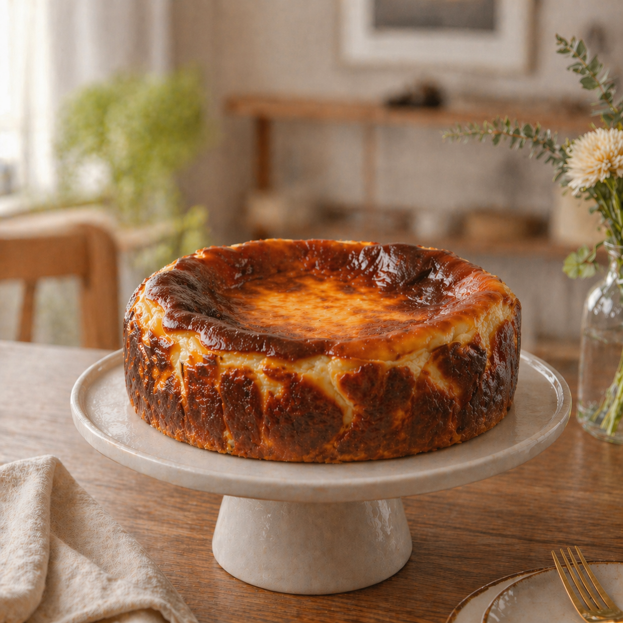 Classic Basque Cheesecake