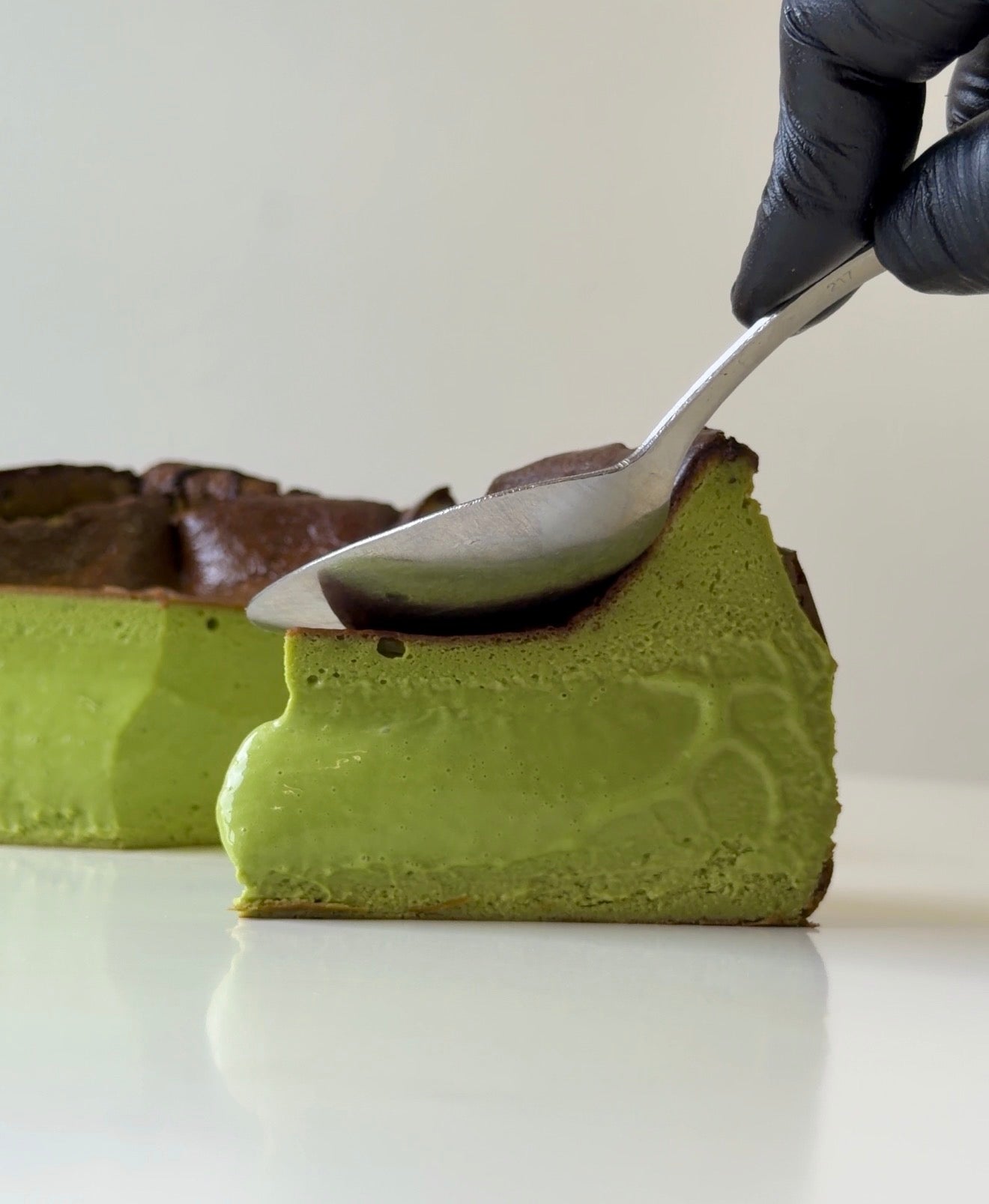 Matcha Basque Cheesecake