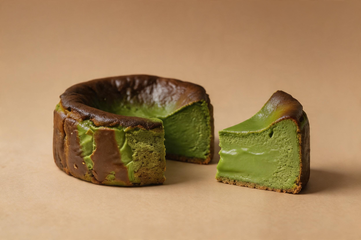 Matcha Basque Cheesecake