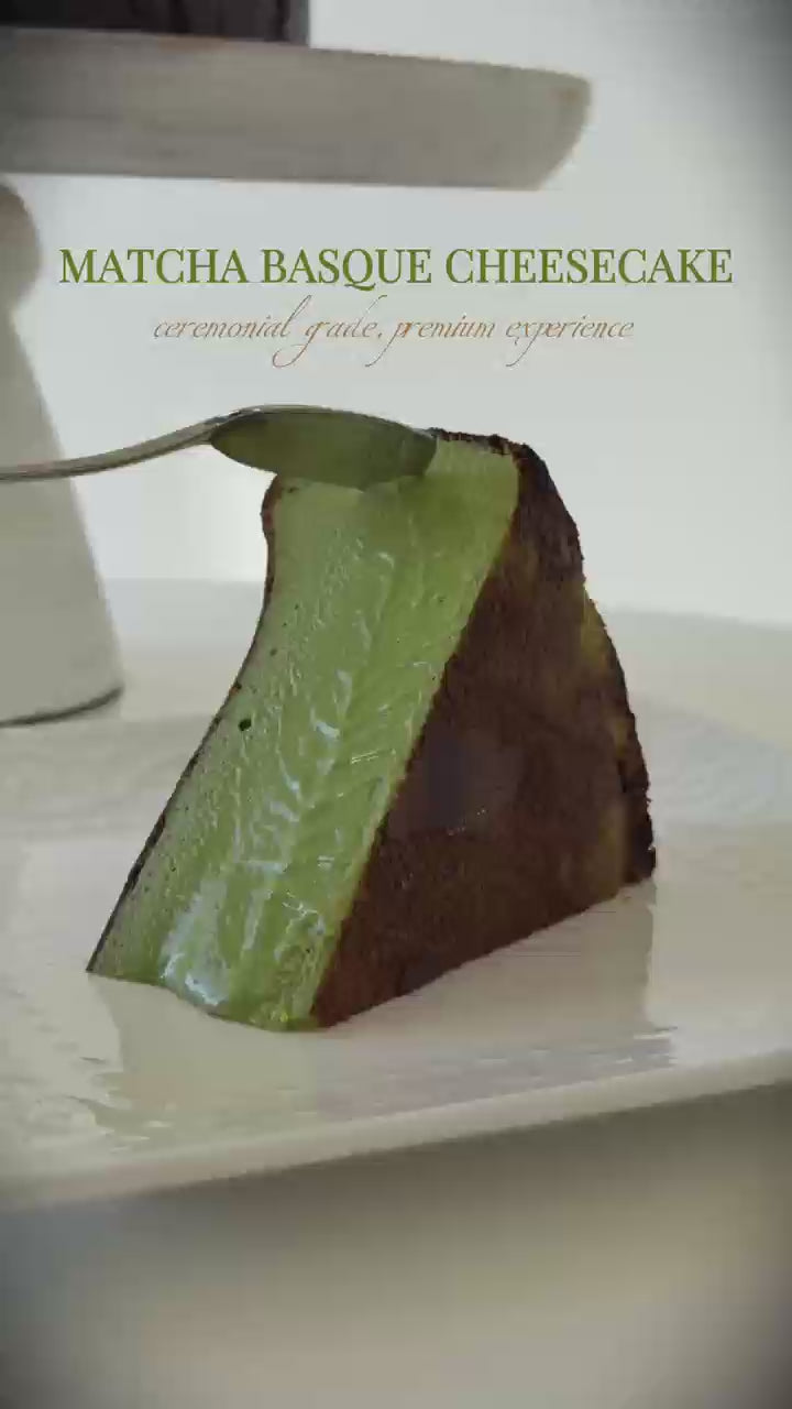 Matcha Basque Cheesecake video