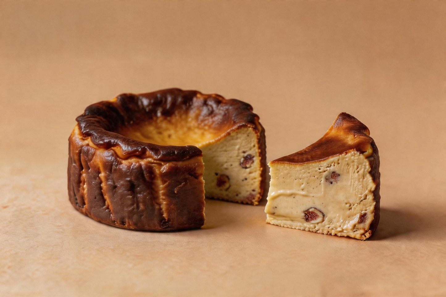 Sake & Fig Basque Cheesecake