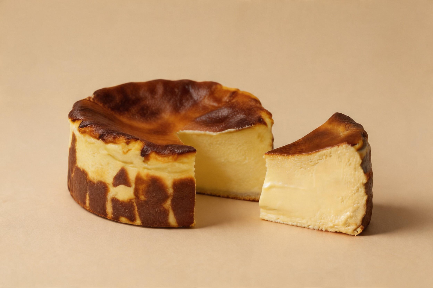 Soy Bean Basque Cheesecake